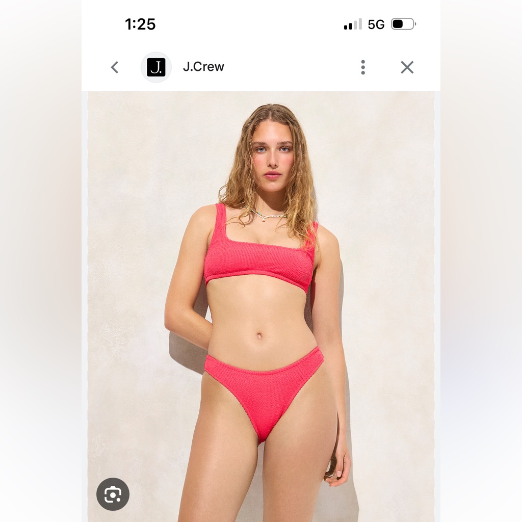 J. Crew Bikini - Bright Pink